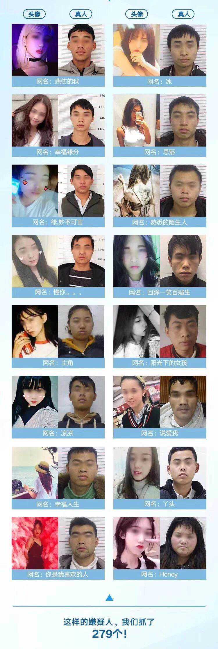 49个“网恋”窝点被捣毁，279名嫌疑人中有没有你的“女网友”？「三分钟法治新闻全知道」