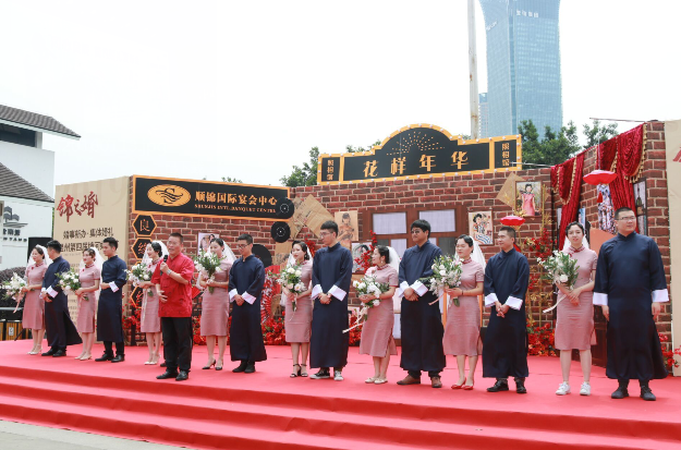 “民国风”十足！温州这场集体婚礼浪漫坏了